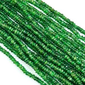 ลูกปัดทซาเวียร์ธรรมชาติทรงรอนเดลล์เรียบ สำหรับทำเครื่องประดับ ขนาด 2.5-3 มม. ขายส่ง ลูกปัดพลอยทซาเวียร์ 16 นิ้ว - Product Image 2