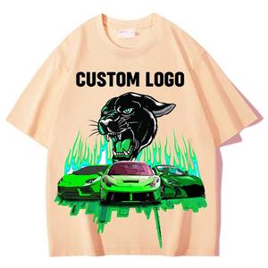 Gran oferta de camisetas para hombre, 100% algodón personalizado, básico, liso, manga corta, estilo Formal, tela tejida con espacio en blanco para impresión de logotipo - Product Image 4