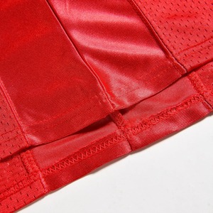 Maillot d'entraînement de football américain personnalisé en maille polyester avec logos brodés, manches courtes, respirant, vêtements de sport, coupe professionnelle, vêtements d'équipe OEM - Product Image 4