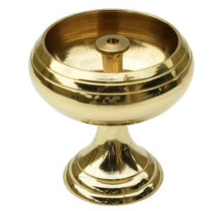 Diseño de vástago de alta calidad hecho a mano aceite de latón Diya para artículos Pooja nuevo último hindú Pooja Mandir Uso de decoración del hogar - Product Image 2