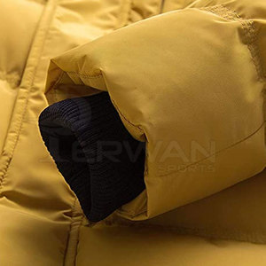 2025 nouvelle mode hommes doudoune couleur unie décontracté Streetwear imperméable respirant à capuche col hiver Nylon coque OEM - Product Image 6