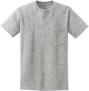 T-shirt ultra en coton pour homme et adulte avec poche T-shirt 100% coton à quantité minimale de commande basse livraison rapide directement de l'usine - Product Image 1