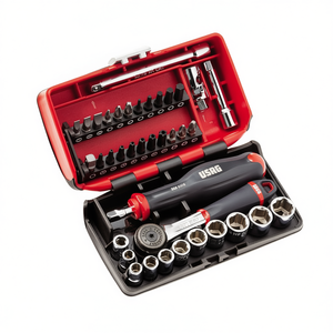 Estuche Bimaterial USAG de 38 Piezas con Vasos Hexagonales de 1/4'' X-Grip y Puntas - Product Image 2