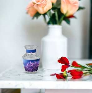 Urne de crémation papillon violet pour cendres humaines papillon souvenir personnalisable pour adultes belle urne commémorative décorative - Product Image 6