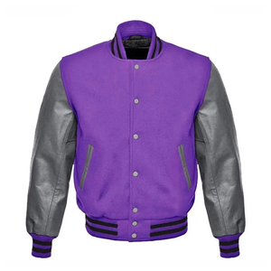 Offre Spéciale Hommes Letterman Varsity Veste Personnalisable Laine et Tissu Respirant Col Montant À Capuche pour L'hiver Grande Taille - Product Image 3