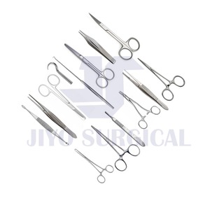 Ensemble de 19 instruments chirurgicaux de chirurgie mineure | Outils médicaux en acier inoxydable pour les petites procédures et les soins d'urgence - Product Image 1