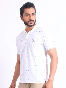 เสื้อยืดคอโปโลแขนยาวครึ่งแขนสำหรับผู้ชาย, เสื้อยืดคอ100% ลำลองพิมพ์ลายผ้าฝ้ายสวมใส่พอดีตัวและยืดได้ - Product Image 6