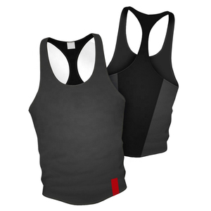 Débardeur entraînement hommes été cravate teinture plaine coton nouveaux hommes cravate teinture débardeurs musculation Fitness Gym débardeurs - Product Image 5