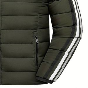 Fabricant de gros Vestes imprimées sur mesure Veste d'hiver épaisse et chaude surdimensionnée Veste d'hiver à col montant - Product Image 3