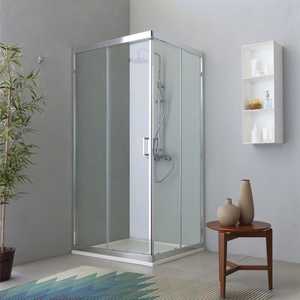 Cabine de douche moderne Ferrara 70X120 à profil plat, design élégant, rideaux de douche - Product Image 1