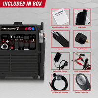 Générateur d'essence silencieux 5KW à démarrage automatique et à distance, onduleur portable refroidi par air, moteur 4 temps pour camping, usage de secours et extérieur