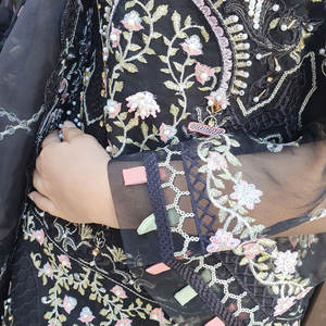 2025 verano nueva moda vestido de Boutique de seda de alta calidad para damas diseño de bordado ligero ropa de fiesta - Product Image 5