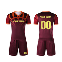 Produk Terlaris dengan Harga Kompetitif Jersey Sepak Bola Cetak Sublimasi Seragam Sepak Bola Tim untuk Dijual