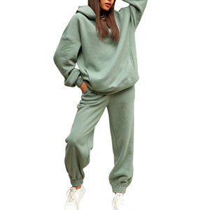 Chándal Jogger para mujer para la temporada de invierno con material polar cálido adecuado para entrenamientos al aire libre y descanso - Product Image 3