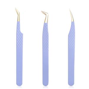 Pinzas de pestañas de etiqueta privada Pinzas de acero inoxidable Herramientas de pestañas - Product Image 6