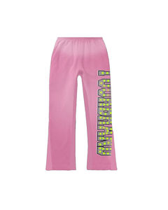 Top Trending Solid Light <b>Pink</b> Acid Wash <b>Hoodie</b> Pant Printed Letters Rhinestone Outline New Style Heavyweight Tracksuit For <b>Men</b> - Product Image 5