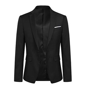 Chaquetas de terciopelo suave estilo empresarial con logotipo personalizado al por mayor, blazers para hombre, abrigos casuales para hombre - Product Image 1