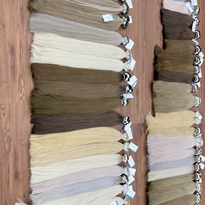 Extensions de cheveux de haute qualité en vrac beaucoup de cheveux de couleur vrais cheveux humains prêts à expédier - Product Image 1