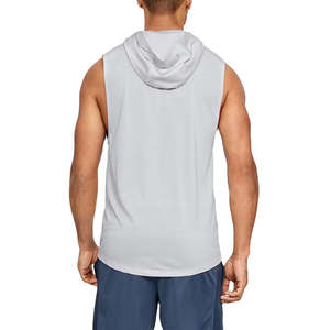 Quick Dry Cotton Polyester Bodybuilding Gym Hoodies Custom <b>Men's</b> Heavyweight Gym Pullover Sleeveless Hoodie - Product Image 4