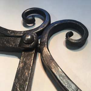 Marco de espejo, hierro forjado a mano. Único, único, - Product Image 3