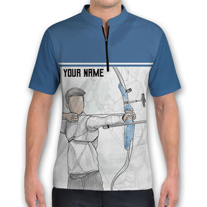 Camiseta Deportiva Personalizada al por Mayor para Equipos de Tiro con Arco, de Secado Rápido, Transpirable, para Exteriores, de Alto Rendimiento y Elástica - Product Image 1