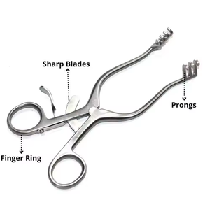 Retractor de gancho simple para cirugía ósea básica médica de calidad garantizada-I Instrumentos quirúrgicos ortopédicos generales - Product Image 4