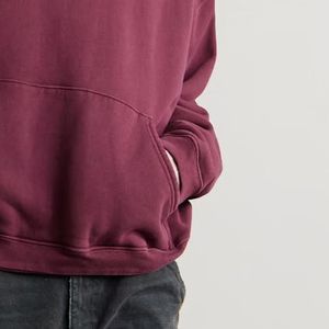Pull-over à capuche tricoté en coton épais unisexe avec doublure pour l'hiver Sweatshirt à capuche pour femmes imprimé OEM personnalisé - Product Image 2