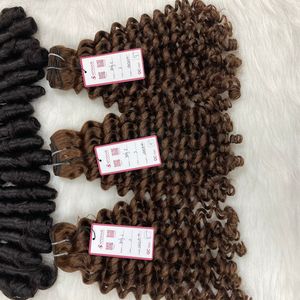 Venta al por mayor de extensiones de cabello chino con cutícula alineada, cabello rizado ondulado y recto, estilo de trama de cabello humano de alta calidad - Product Image 5