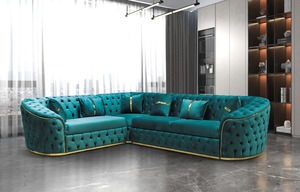 Modern Comfortable <b>Corner</b> Sofa Set Stylish Home Furniture for Living Room Villa Apartment Hotel <b>Kitchen</b> Outdoor <b>Storage</b> Feature - Product Image 6