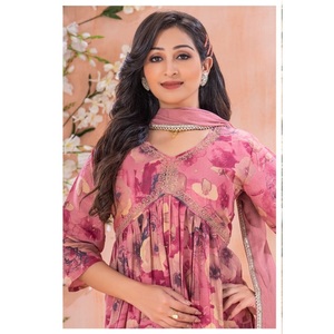 Mujeres indias Kurti Plazzo Venta al por mayor Precio más bajo Ropa étnica India Kurtis Mujeres Última colección Mercado textil - Product Image 1
