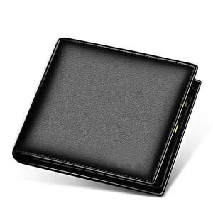 Portefeuille en cuir véritable pour hommes, avec Clip de carte d'identité personnalisée, fabriqué au Pakistan, vente en gros, - Product Image 1