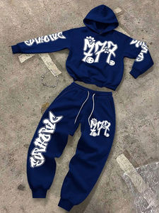 Fabricación profesional Alta calidad 100% Algodón Cremallera Chándales Panel doble Calidad Premium Patrón sólido Diseño personalizado - Product Image 4