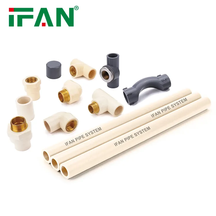 Pabrik IFAN harga grosir PVC fitting pipa untuk drainase luar ruangan dan pasokan air PN16 fitting PVC-U PN10 CPVC fitting