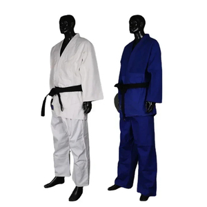 Kimono de judo pour enfants et adultes, uniforme de judo en coton pour l'entraînement, avec ceinture gratuite, arts martiaux - Product Image 5