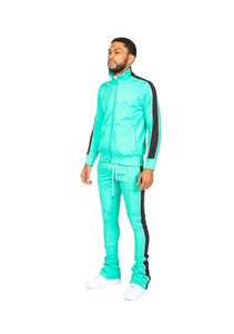 ชุดวอร์มลำลองผ้าโพลีเอสเตอร์แบบสวมใส่สบาย ระบายอากาศได้ดี น้ำหนักเบา มีแถบข้าง ซิป สำหรับฤดูใบไม้ร่วง เหมาะสำหรับทั้งชายและหญิง - Product Image 5