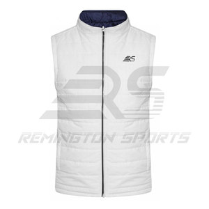 2024 Venta caliente invierno cálido sin mangas Puffer chaquetas moda por encargo Casual hombres sin mangas puffer chaqueta - Product Image 1