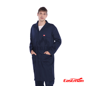 남성용 방연 작업복 실험실 코트 균일 안전 난연 작업복 - Product Image 1