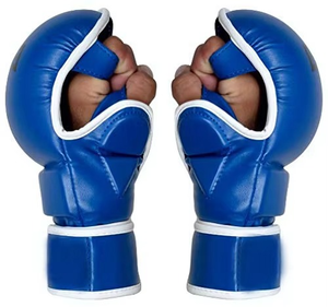 Bajo MOQ Más alta calidad Personalizado Boxeo Lucha MMA Guantes Cage Ring Mma Guantes Cuero de vaca Logotipo personalizado Guantes Mma - Product Image 4