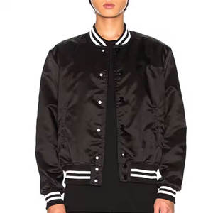 Veste de sport d'équipe personnalisée, veste en satin pour homme, veste de baseball personnalisée, veste en satin imperméable personnalisée pour homme - Product Image 2