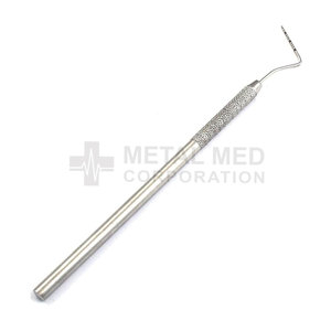 Vente en gros de sondes dentaires à double extrémité grattoir à dents en acier inoxydable nettoyage manuel d'instruments chirurgicaux électriques soins CE - Product Image 3