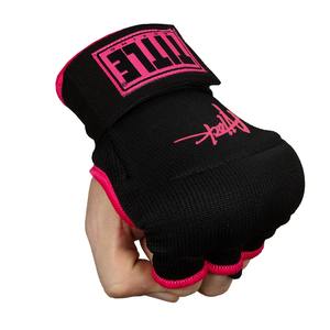 Guantes de boxeo para adultos Damas Hombres 8oz Guantes interiores elásticos acolchados Cuero impreso Material de silicona Uso de entrenamiento - Product Image 2