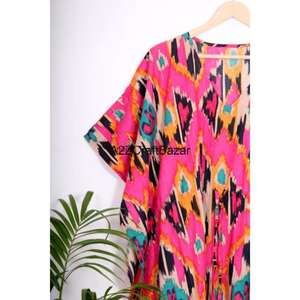 New Arrival Women's Lightweight Cotton Kaftan Comfortable Maxi <b>Dress</b> for <b>Beach</b> Bridesmaid Cover-Up Summer <b>Long</b> <b>Dress</b> - Product Image 4