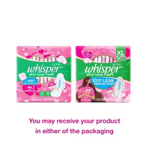 Achetez toujours des serviettes hygiéniques Maxi Night Pads - Whisper Maxi Nights Wings Heavy Flow pour femmes, taille XL+ - Product Image 2