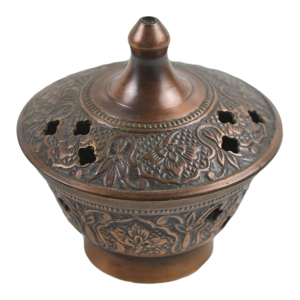 Quemador de Incienso Real de Color Negro, Fragancia Natural para Decoración del Hogar, Diseño de Templo Tradicional, Porta Incienso de Metal - Product Image 3