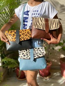 Nuevos bolsos de cuero de Piel Reciclada hechos a mano occidentales, Bolsos De Mujer de cuero liso diseñados a la moda, bolsos de mujer con estilo - Product Image 3