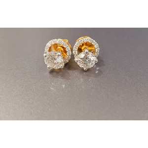 ต่างหูเพชร SE-1055 เครื่องประดับหรูหราสง่างามสำหรับผู้หญิง - Product Image 1