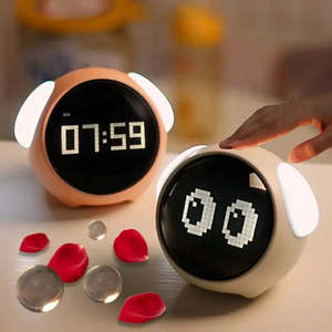 Mignon <b>Digital</b> Child's Specialty <b>Clock</b> Cute and Stylish Analog and <b>Digital</b> Display - Product Image 2