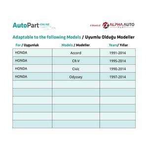 Clips para Panel de Puerta para Honda Accord, Civic, Odyssey, CR-V, Rover 400, 600 - 100 Piezas - Product Image 5