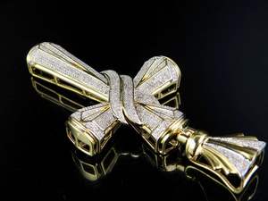 925 plata esterlina nuevo estilo Hip Hop Moissanite diamante VVS claridad Cruz colgante regalo perfecto para todos - Product Image 3