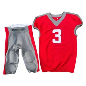 Uniformes de corte regular transpirables de poliéster de alta calidad, ropa de fútbol americano hecha a medida - Product Image 1